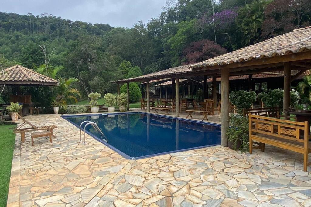 Sitio Vale Da Colina-Nazare Paulista - 10 Pessoas Villa Ngoại thất bức ảnh